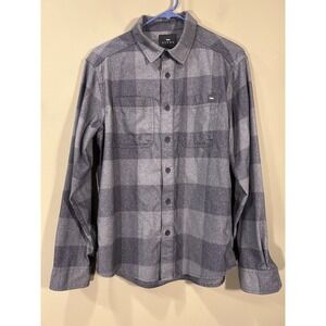 Sitka Gear Grange Plaid Flannel Black Gray Mens Sz Med Outdoor Hiking  Comfort